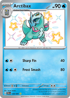 Arctibax - Paldean Fates - #129 - Pokemon TCG card