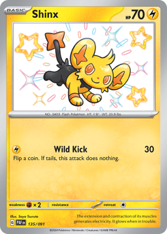 Shinx #135 Shinx - Paldean Fates - #135 - Pokemon TCG card