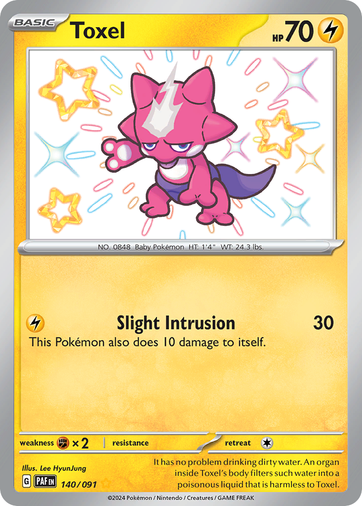 Toxel - Paldean Fates - #140 - Pokemon TCG card