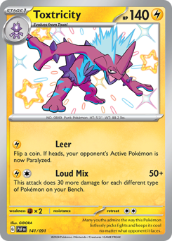 Toxtricity #141 Toxtricity - Paldean Fates - #141 - Pokemon TCG card