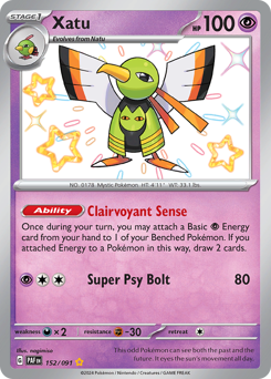 Xatu - Paldean Fates - #152 - Pokemon TCG card