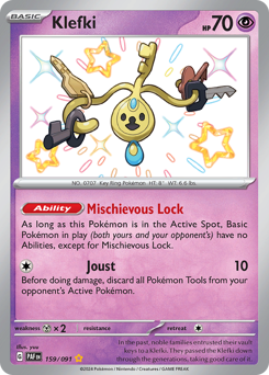 Klefki - Paldean Fates - #159 - Pokemon TCG card
