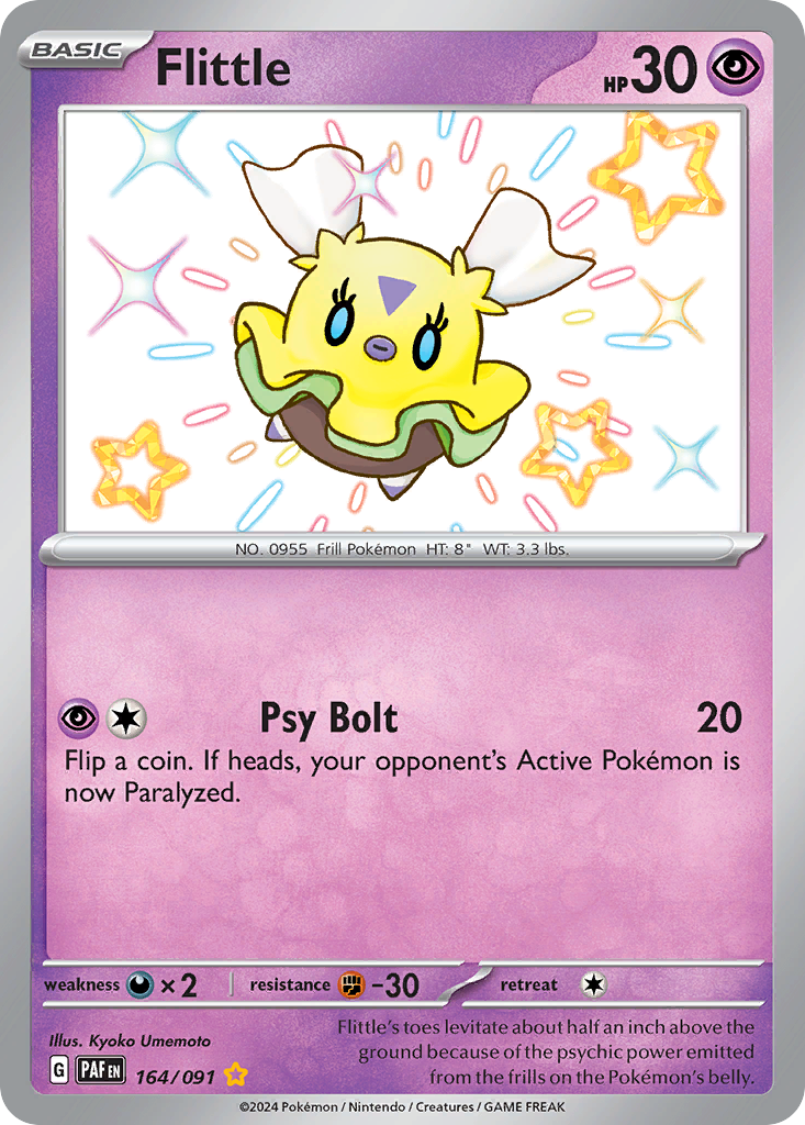 Flittle - Paldean Fates - #164 - Pokemon TCG card