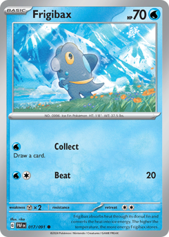 Frigibax #17 Frigibax - Paldean Fates - #17 - Pokemon TCG card