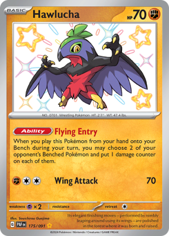Hawlucha #175 Hawlucha - Paldean Fates - #175 - Pokemon TCG card