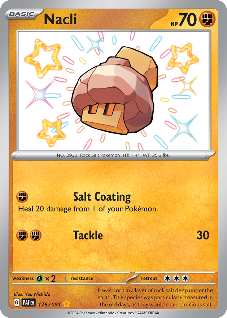 Nacli - Paldean Fates - #176 - Pokemon TCG card