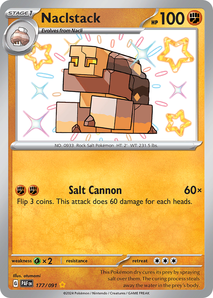 Naclstack - Paldean Fates - #177 - Pokemon TCG card
