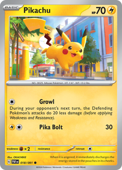 Pikachu #18 Pikachu - Paldean Fates - #18 - Pokemon TCG card
