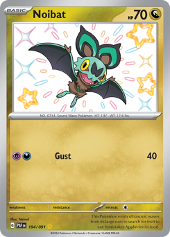 Noibat #194 Noibat - Paldean Fates - #194 - Pokemon TCG card