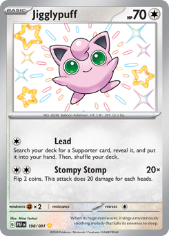 Jigglypuff - Paldean Fates - #198 - Pokemon TCG card