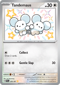 Tandemaus #209 Tandemaus - Paldean Fates - #209 - Pokemon TCG card