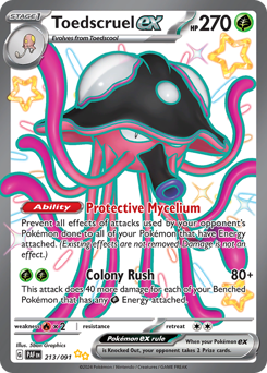 Toedscruel ex #213 Toedscruel ex - Paldean Fates - #213 - Pokemon TCG card