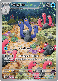 Wugtrio #224 Wugtrio - Paldean Fates - #224 - Pokemon TCG card
