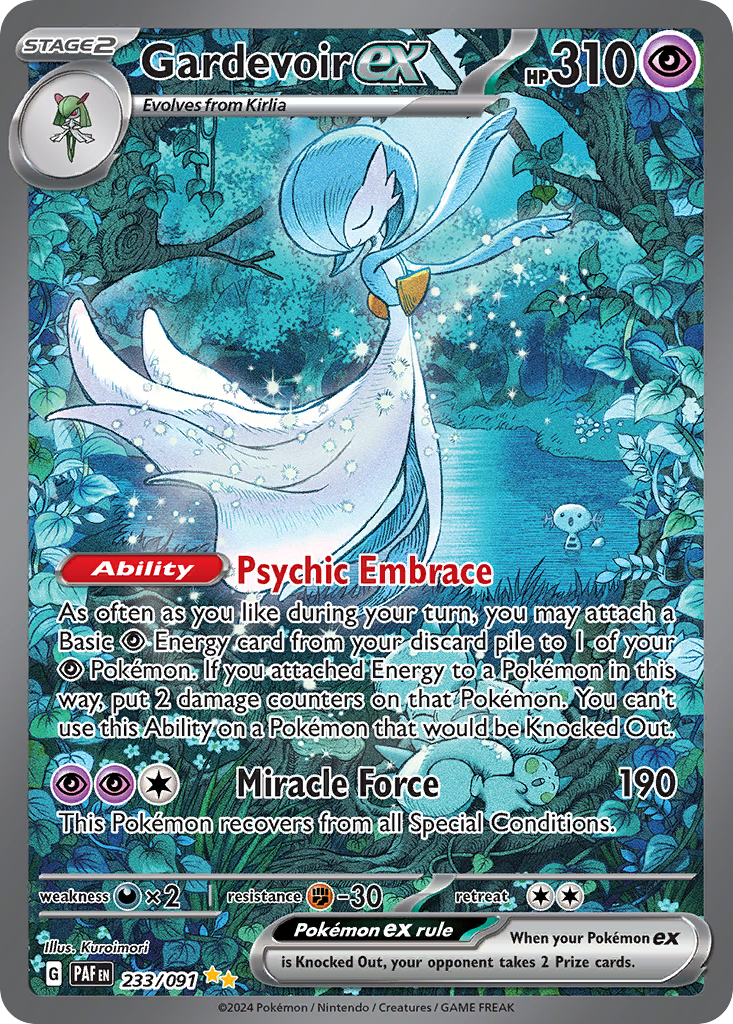Gardevoir ex - Paldean Fates - #233 - Pokemon TCG card