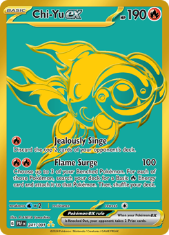 Chi-Yu ex #241 Chi-Yu ex - Paldean Fates - #241 - Pokemon TCG card