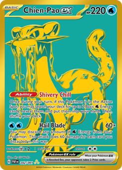 Chien-Pao ex - Paldean Fates - #242 - Pokemon TCG card