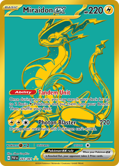 Miraidon ex #243 Miraidon ex - Paldean Fates - #243 - Pokemon TCG card