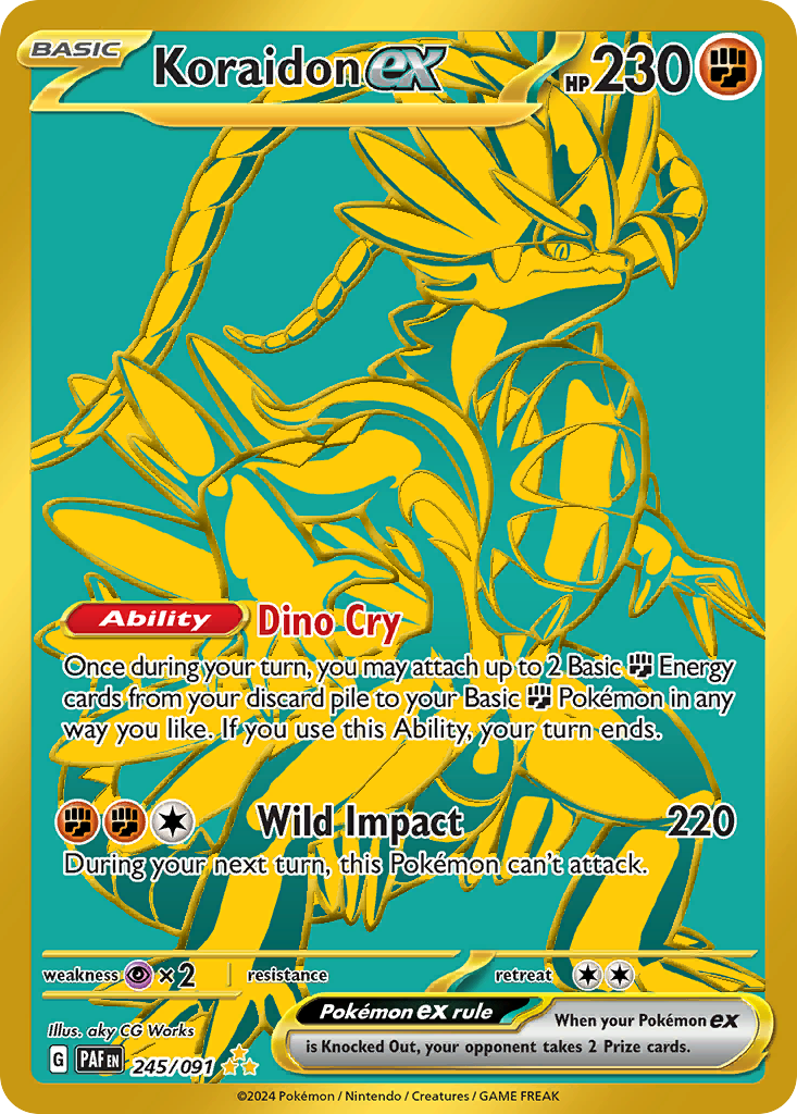 Koraidon ex - Paldean Fates - #245 - Pokemon TCG card