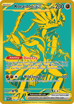 Koraidon ex #245 Koraidon ex - Paldean Fates - #245 - Pokemon TCG card
