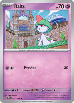 Ralts #27 Ralts - Paldean Fates - #27 - Pokemon TCG card