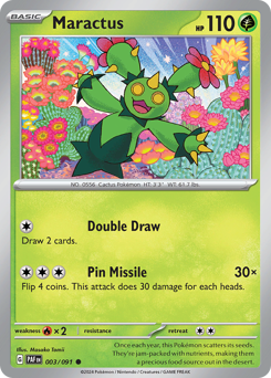 Maractus #3 Maractus - Paldean Fates - #3 - Pokemon TCG card