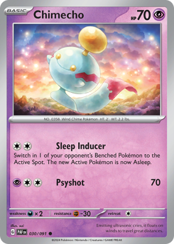 Chimecho - Paldean Fates - #30 - Pokemon TCG card