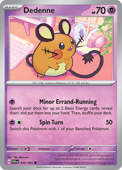 Dedenne #36 Dedenne - Paldean Fates - #36 - Pokemon TCG card