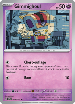Gimmighoul - Paldean Fates - #44 - Pokemon TCG card