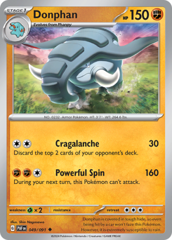 Donphan - Paldean Fates - #49 - Pokemon TCG card