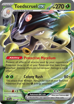 Toedscruel ex #5 Toedscruel ex - Paldean Fates - #5 - Pokemon TCG card