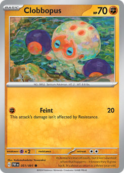 Clobbopus #51 Clobbopus - Paldean Fates - #51 - Pokemon TCG card