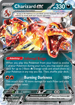 Charizard ex #54 Charizard ex - Paldean Fates - #54 - Pokemon TCG card