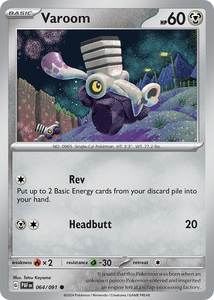 Varoom - Paldean Fates - #64 - Pokemon TCG card