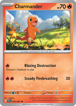 Charmander #7 Charmander - Paldean Fates - #7 - Pokemon TCG card