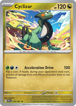 Cyclizar #70 Cyclizar - Paldean Fates - #70 - Pokemon TCG card