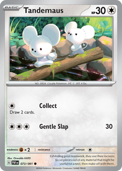 Tandemaus #73 Tandemaus - Paldean Fates - #73 - Pokemon TCG card