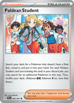 Paldean Student - Paldean Fates - #85 - Pokemon TCG card