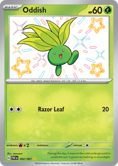 Oddish - Paldean Fates - #92 - Pokemon TCG card