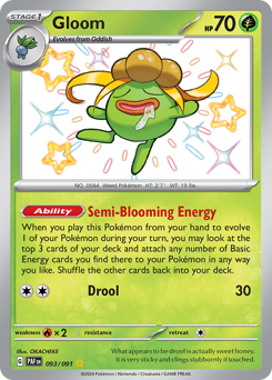 Gloom - Paldean Fates - #93 - Pokemon TCG card