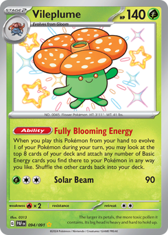 Vileplume #94 Vileplume - Paldean Fates - #94 - Pokemon TCG card