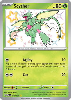Scyther #95 Scyther - Paldean Fates - #95 - Pokemon TCG card