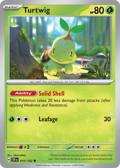 Turtwig - Temporal Forces - #10 - Pokemon TCG card