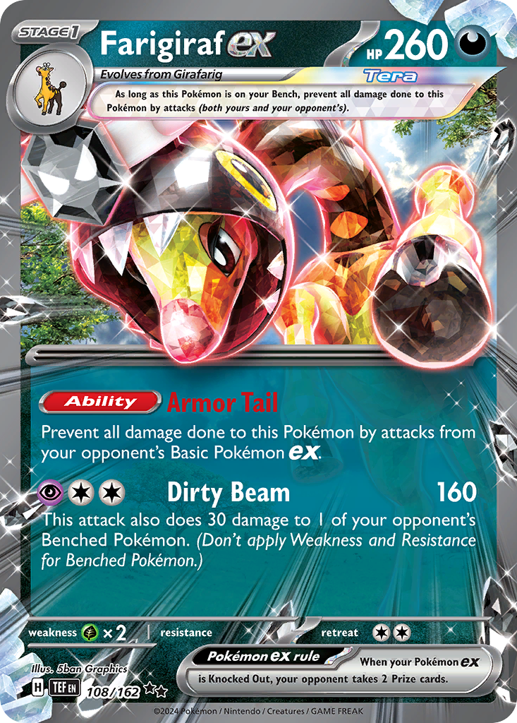 Farigiraf ex - Temporal Forces - #108 - Pokemon TCG card