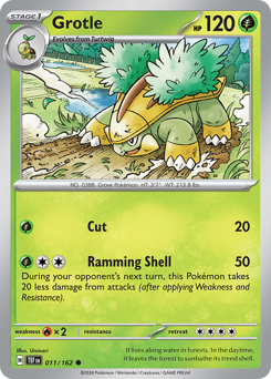 Grotle #11 Grotle - Temporal Forces - #11 - Pokemon TCG card