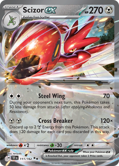 Scizor ex - Temporal Forces - #111 - Pokemon TCG card