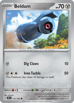 Beldum - Temporal Forces - #113 - Pokemon TCG card