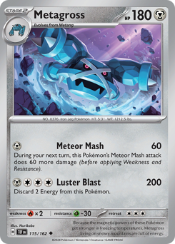 Metagross #115 Metagross - Temporal Forces - #115 - Pokemon TCG card