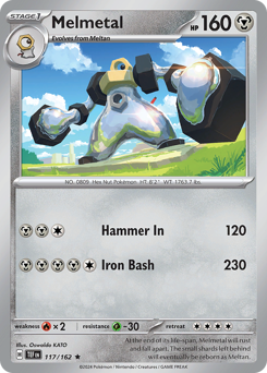 Melmetal #117 Melmetal - Temporal Forces - #117 - Pokemon TCG card