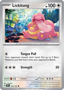 Lickitung #124 Lickitung - Temporal Forces - #124 - Pokemon TCG card