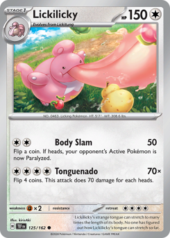 Lickilicky #125 Lickilicky - Temporal Forces - #125 - Pokemon TCG card